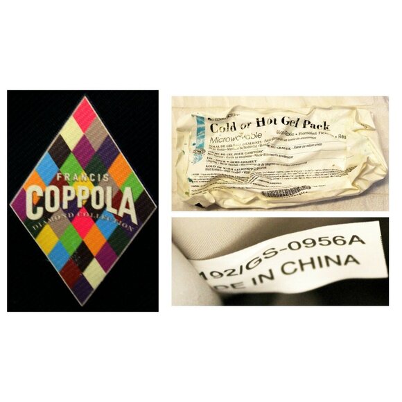 Francis Coppola Diamond Collection Black Bag Insulated Wine Holder Tote Top Load - Picture 2 of 11